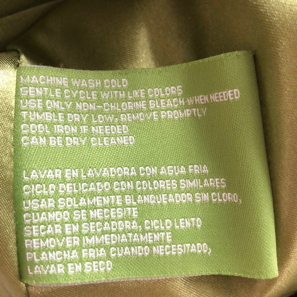 Weatherproof Button Up Jacket Quilted Pockets Sm - image 8